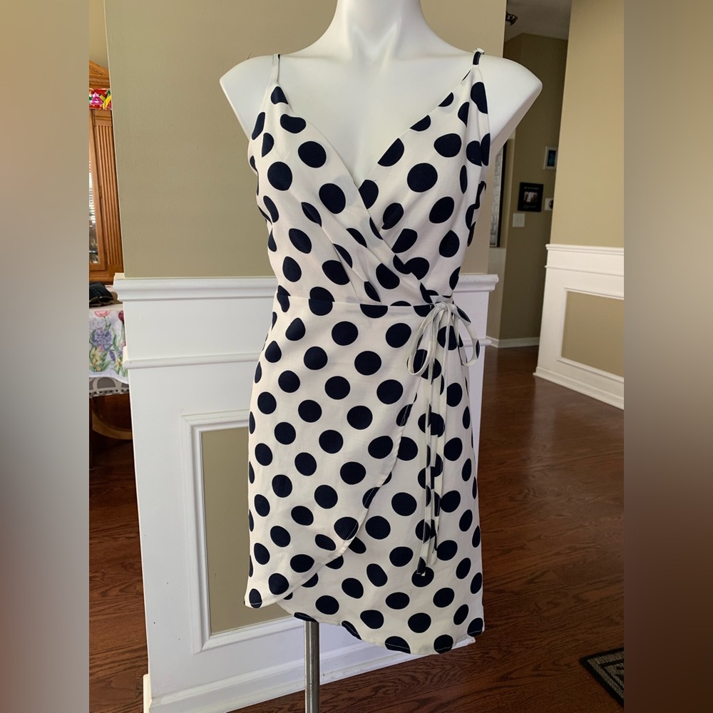 NWT AKIRA One piece wrap around mini dress